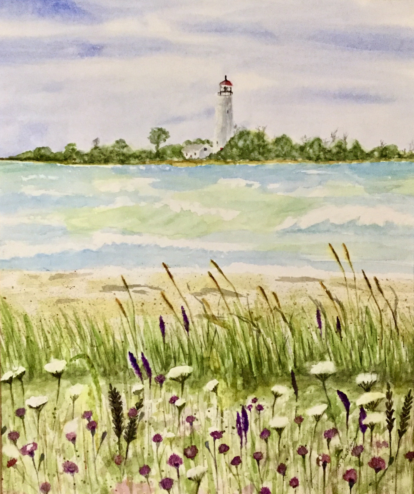 Click here to view BLUSTERY BEACH by Bonnie Hastings