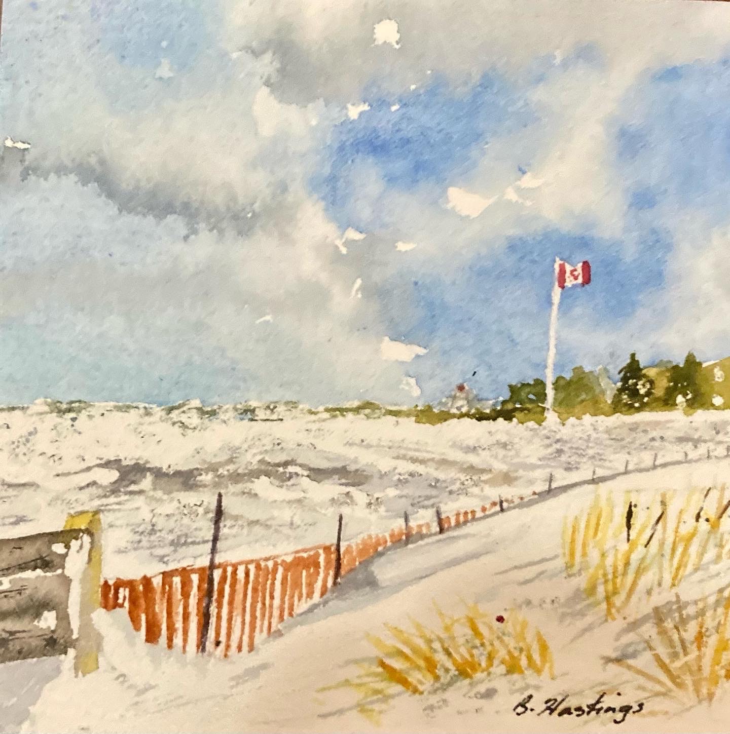 Click here to view Flag At Southampton by Bonnie Hastings