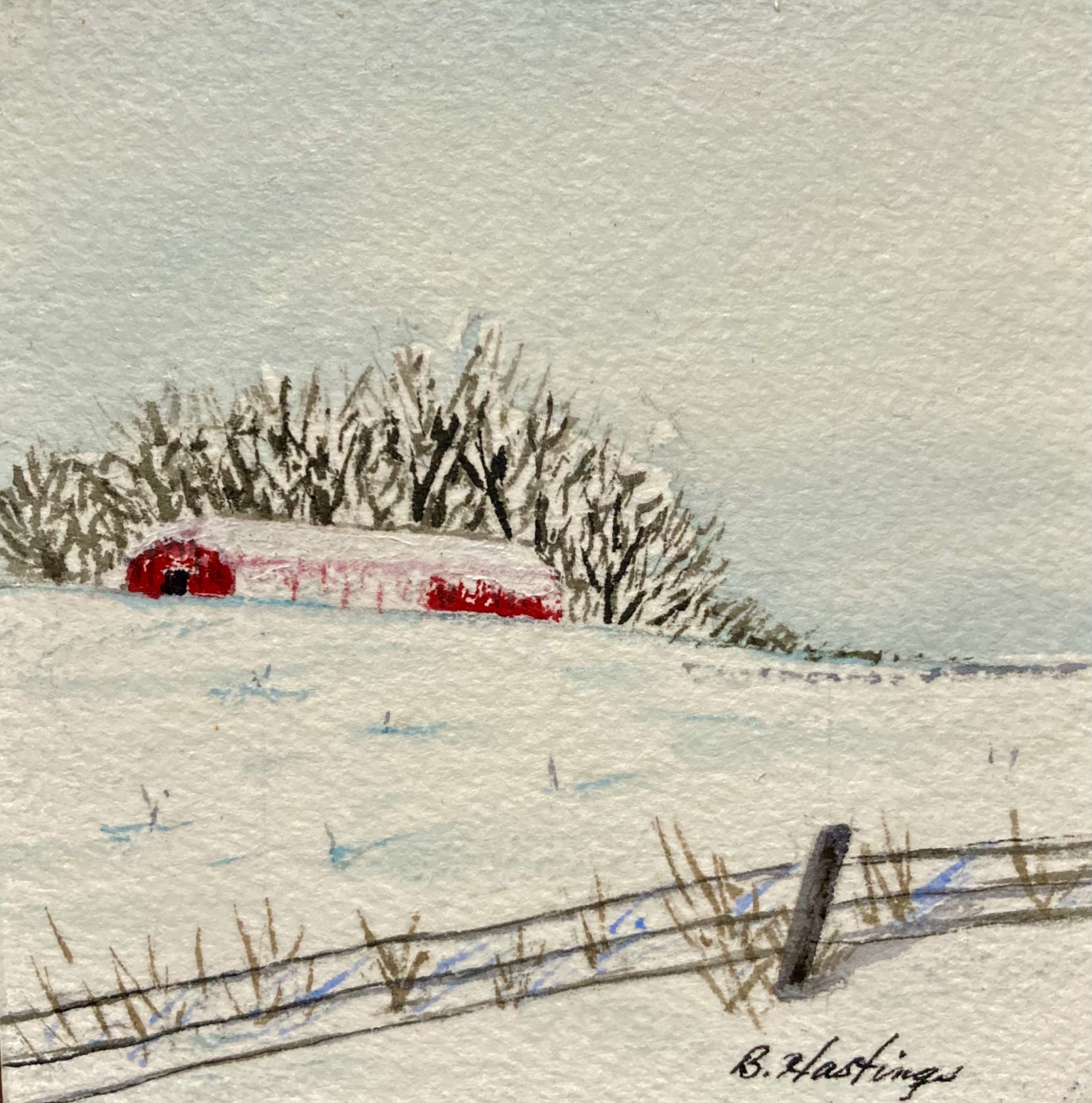 Click here to view Barn On the Hill by Bonnie Hastings